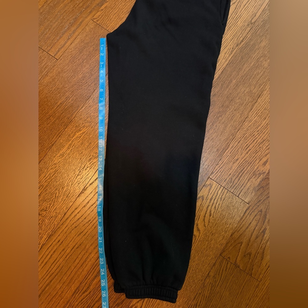 ARITZIA SWEAT FLEECE COZY FLEECE MEGA FIT Black Sweatpants Size XS - Picture 11 of 11